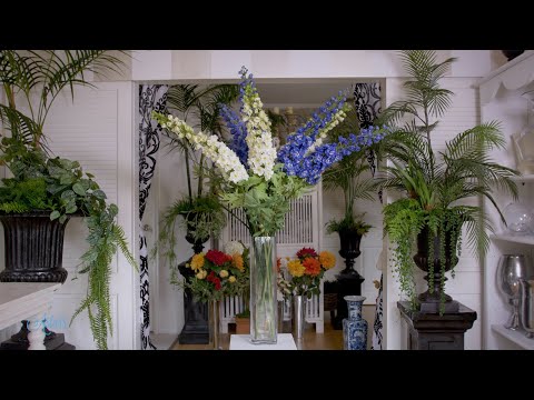 Simply Delphiniums | A meadow flower floristry arrangement