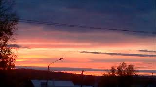 2021-10-02 Beautiful sunset, +4*С, Bratsk, Siberia, Russia