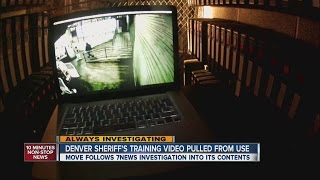 Jail training video pulled over 7NEWS story
