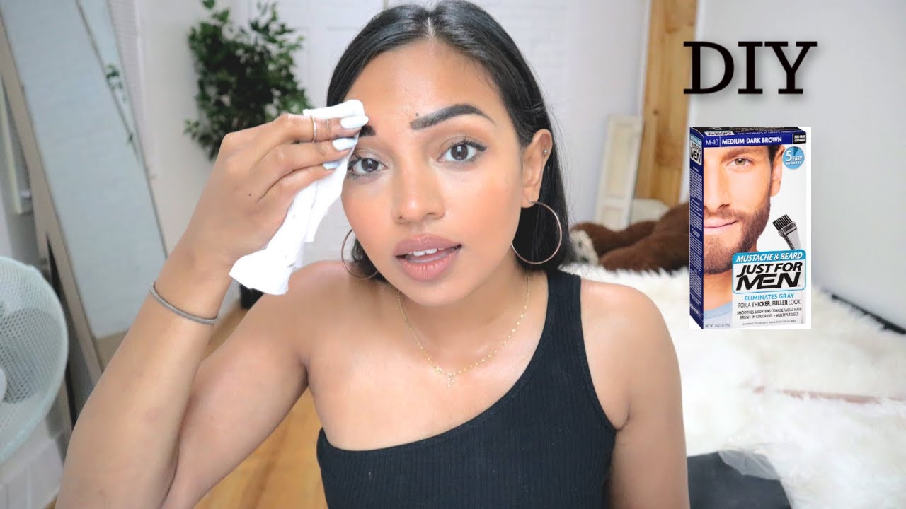 Tint Your Eyebrows at Home YouTube