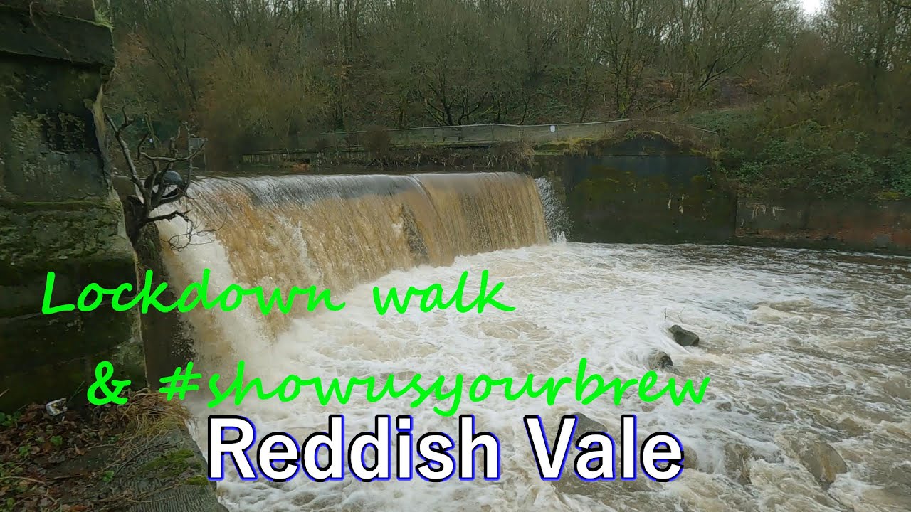 Lockdown walk around Reddish Vale in Stockport & 