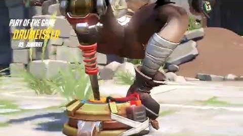 Junkrat Fun with Double Jump Back Cap POTG on Eichenwalde - Overwatch