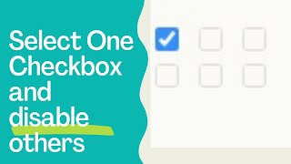 Select one checkbox and disable others using jquery