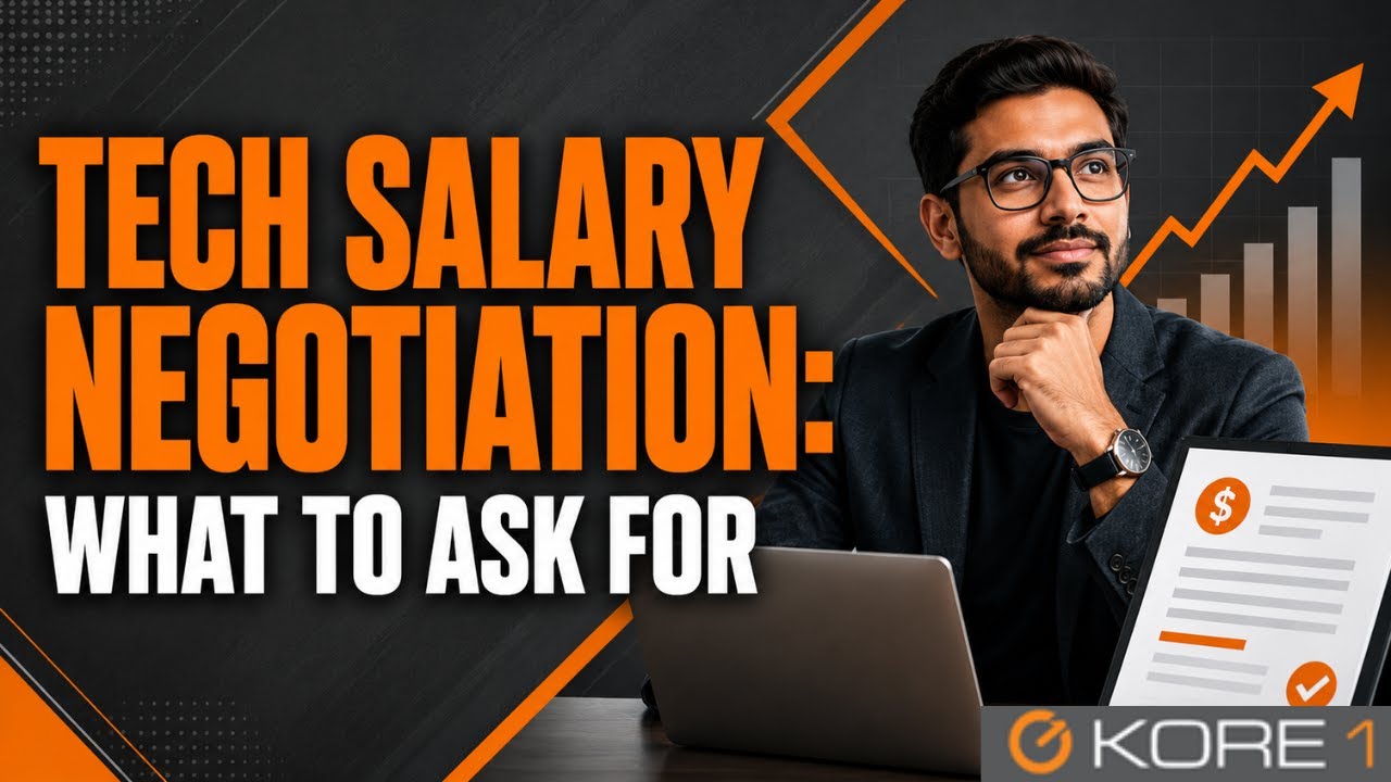How to negotiate salary for tech professionals — KORE1 video