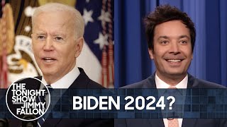 Biden Planning 2024 Presidential Run, Georgia’s Voter Suppression | The Tonight Show