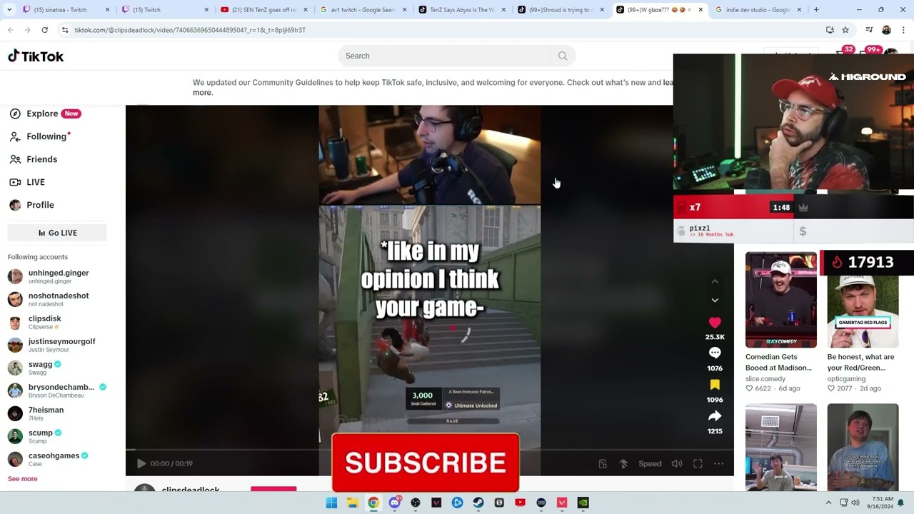 Nadeshot gives his thoughts on the state of gaming today