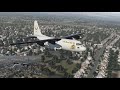 X-Plane 11.50b14, X-Hanger's, C-130 Flight, KWJF to KSNA