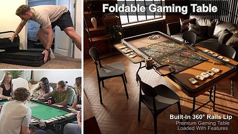 Gamefold: The First Folding Table Designed For Gaming. On kickstarter: www.yarrostudios.com/gamefold - DayDayNews