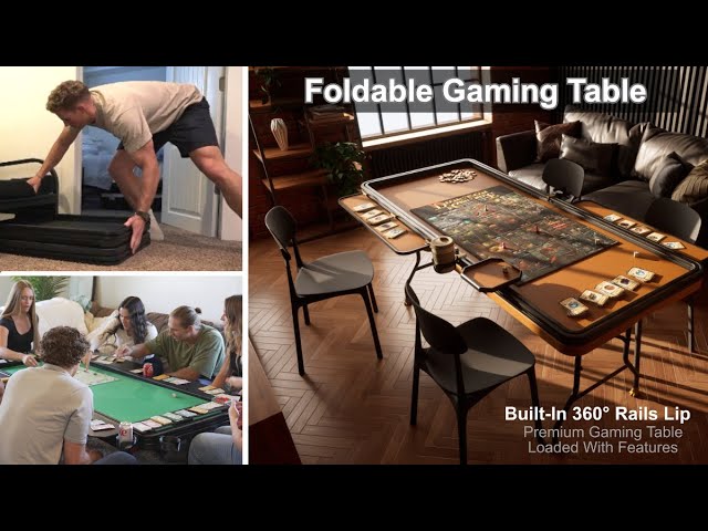 The ultimate DOUBLE SIDED space saving Warhammer gaming table