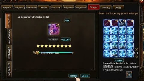 Making Full Perfection in My 2 Handed Weapon