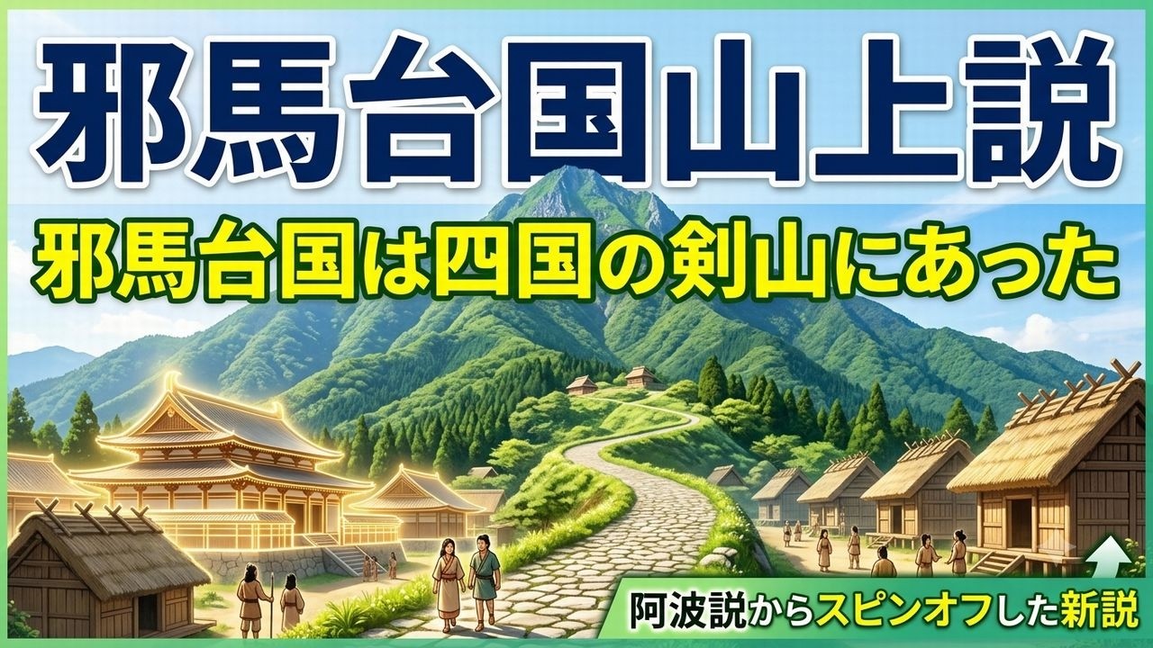 邪馬台国四国山上説 邪馬台国は四国の剣山にあった、阿波説から
