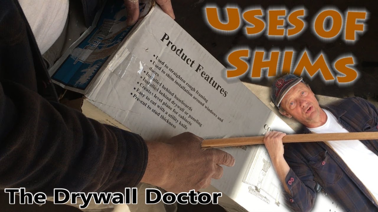 Shim Drywall keep it flat YouTube