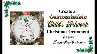 Zazzle Sellers | Make a Customizable Christmas Ornament for your Customers | From Start to Finish