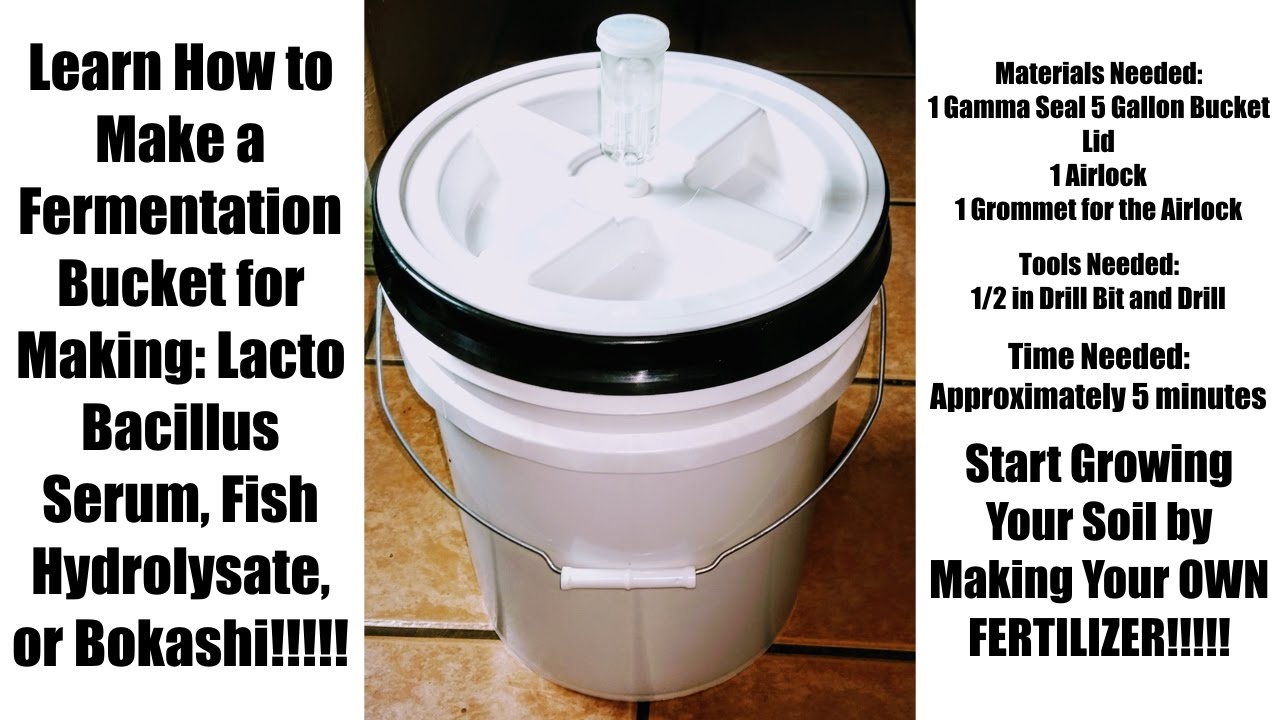 Diy Fermentation Bucket Youtube