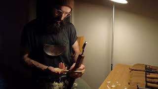Quiet Spoon Carving - knife work (Full Length)