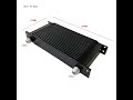 7" Electric Fan 7-15 Rows AN10 Engine Oil Cooler +Oil Filter Reloc