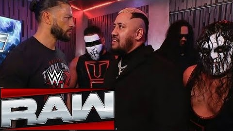Roman Reigns and Solo sikoa Back stage Brawl WWE Raw Full Show HD