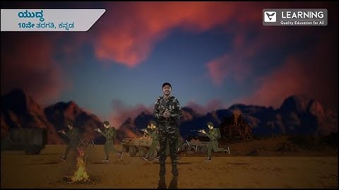 10th Standard Kannada Lesson- Yuddha Summary |  Vista