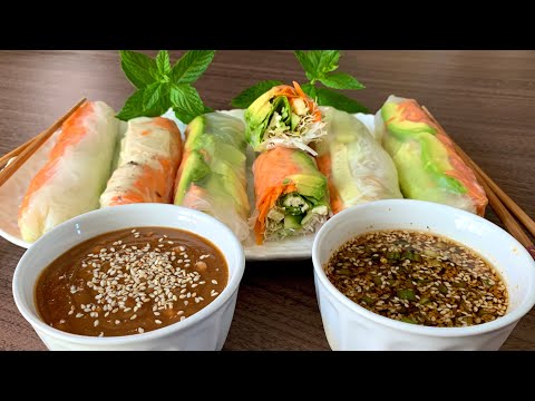 Video: Rollitos Vietnamitas Con Salsa De Maní