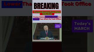 Trump’s Grocery Price Claim Debunked #trendingnews #24hournews #dailybrief #trendingnews #trump