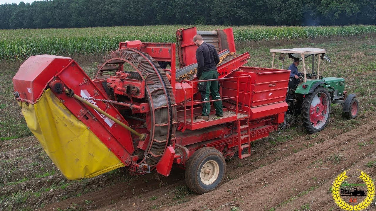 3. Teil - Karfter Knolle | Kartoffelernte | Deutz und Grimme GL 750 Kartoffelroder