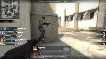 CS:GO 1v5 Ace/clutch with 6 hp