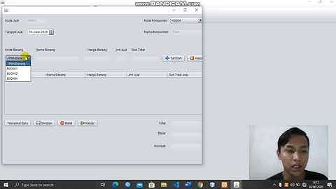 Transaksi Penjualan Menggunakan Netbeans (Java) Dengan Database MYSQL