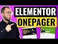 WordPress OnePager erstellen mit Elementor (2025): Einfachstes Schritt für Schritt Tutorial |Deutsch