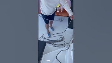 Drop the main halyard - how to prepare the line