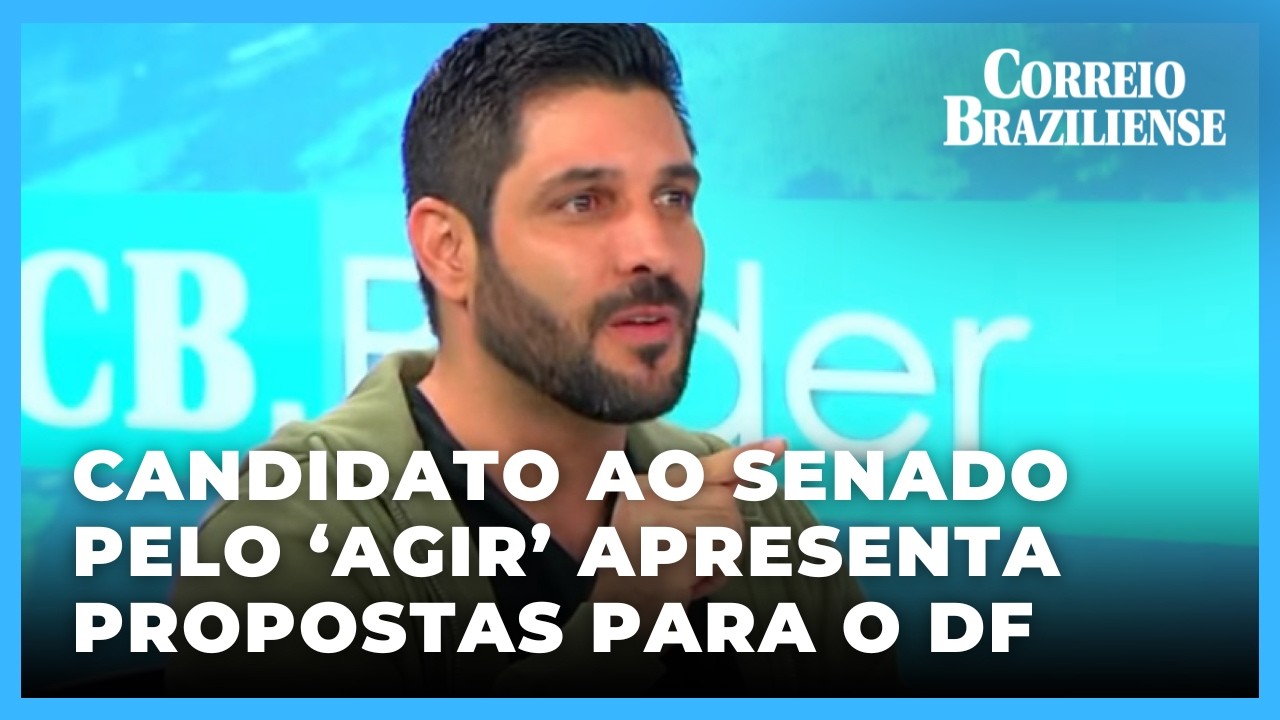 TIAGO TARSIS, CANDIDATO AO SENADO PELO AGIR, APRESENTA PROPOSTAS PARA O SENADO - 
