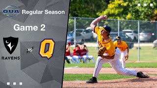 OUA Baseball - Carleton Ravens @ Queens University Gaels - Game 2