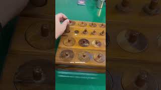 Knobbed Cylinders in Montessori! #apparatus #knobbedcylinder #montessoriteachertraining #ncdc Knobbed Cylinders in Montessori! #apparatus #knobbedcylinder #montessoriteachertraining #ncdc