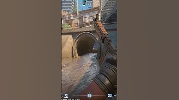 CS2: Throwing Grenade in Water | Overpass #cs2 #shorts