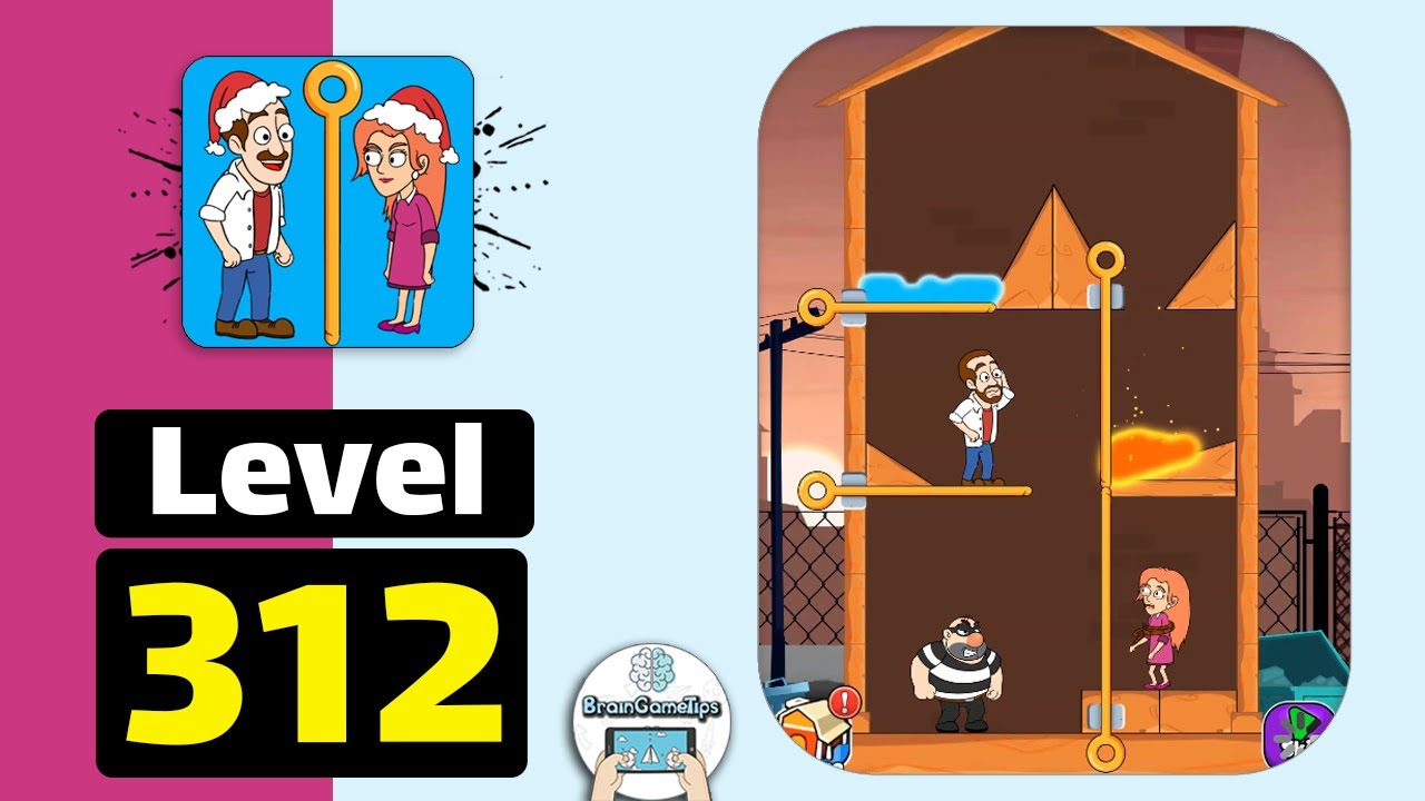 Home Pin: Pull The Pin Puzzle - Level 312 Walkthrough