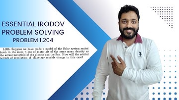 Essential Irodov Problem Solving Series | Question 1.204 | JEE / NEET | Concept Building |