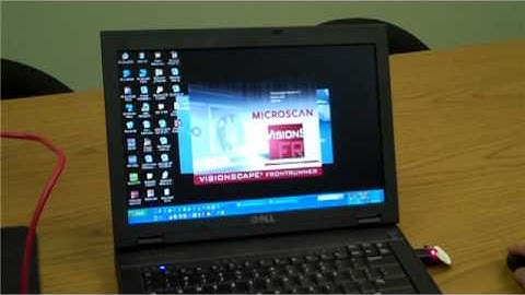 Microscan Visionscape Machine Vision Software and GigE Camera Setup