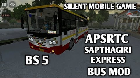 HOW TO DOWNLOAD #APSRTC SAPTHAGIRI  EXPRESS BS4 BUS MOD TELUGU FULL VIDEO 