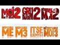 Despicable Me 1 4 Logo Title Cards In Multilanguage 