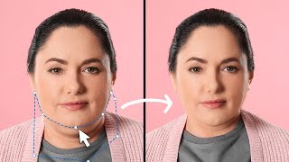 This is the BEST way to REMOVE A DOUBLE CHIN In Photoshop