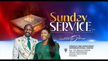 SUNDAY SERVICE || Apostle Johnson & Dr. Lizzy Suleman || 12th OCT. 2025