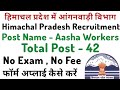 Hp Shimla Aanganwadi Workers Vacancy Total Post 42 Apply Offline 