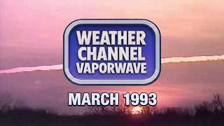 WEATHER CHANNEL VAPORWAVE 1993 // 90s VHS Nostalgia Mix