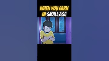 When you earn in small age #rgbucketlist #animation #rgbucket #cartoon #anime #shorts