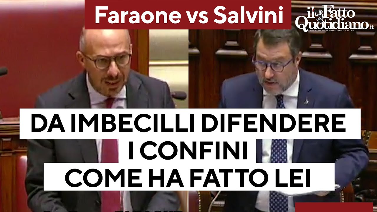 Faraone vs Salvini, lo scontro in Aula: 
