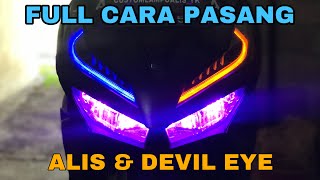 Cara Ganti dan Review Lampu LED OSRAM VS RTD 3 Sisi untuk Sepeda Motor Vario 125