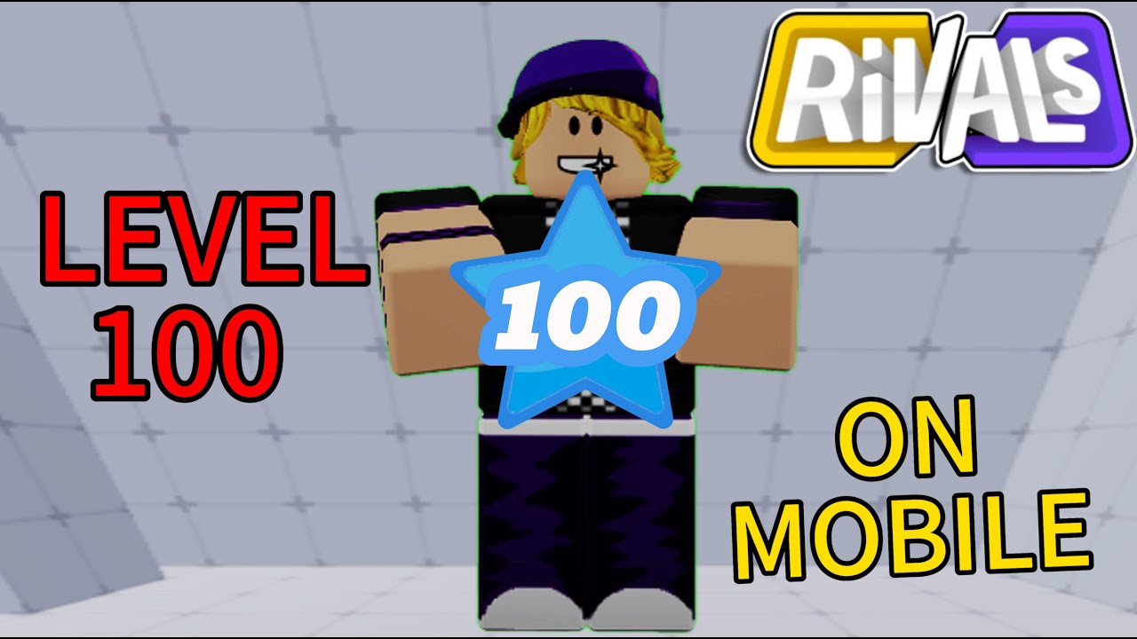 Reaching Level 100 In Roblox RIVALS (Mobile) - YouTube