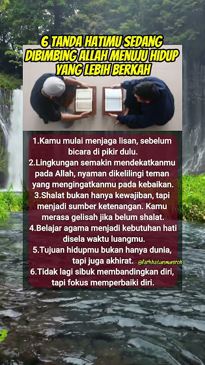 6 Tanda Hatimu Sedang diBimbing Allah Menuju Hidup Yang Lebih Berkah #edukasi #motivasi #shorts