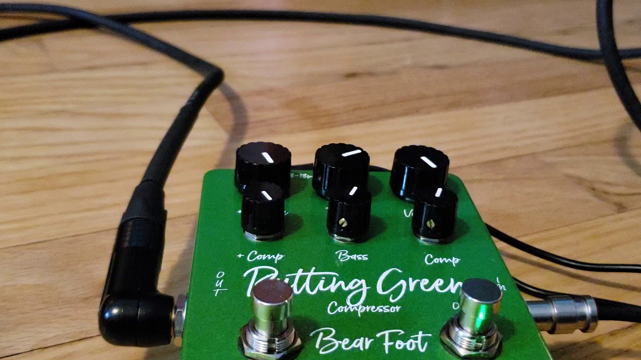 Bearfoot fx putting green compressor first impression - YouTube