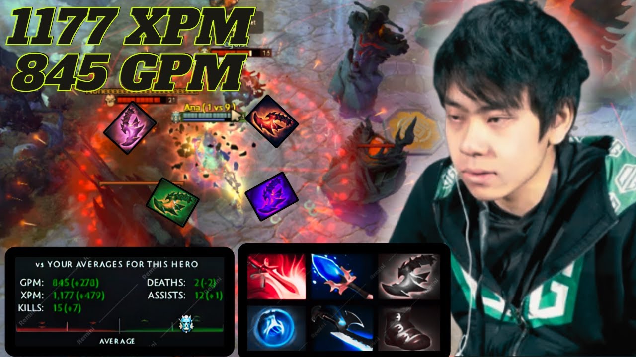 Phantom Lancer By Ana Fast Farm 1177 XPM + 845 GPM New Meta Overwhelming Blink On Phantom Lancer.