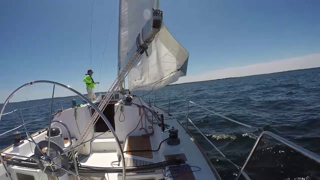Singlehanded Sailing Off Door County, WI